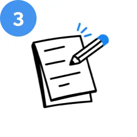 a pencil and paper